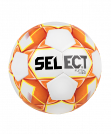 Мяч футзальный Futsal Copa №4, белый/оранжевый/желтый оптом. Производитель, официальный поставщик и дистрибьютор футзальных мячей.