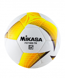 Мяч футбольный F571MD-TR-O, №5, белый/желтый/оранжевый/черный оптом. Производитель, официальный поставщик и дистрибьютор футбольных мячей.