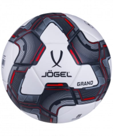 Мяч футбольный Grand №5, белый/серый/красный оптом. Производитель, официальный поставщик и дистрибьютор футбольных мячей.