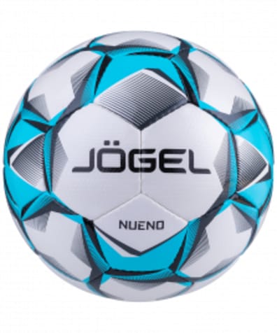 Мяч футбольный Nueno №4, белый/голубой/черный оптом. Производитель, официальный поставщик и дистрибьютор футбольных мячей.