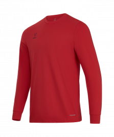 Футболка баскетбольная с длинным рукавом DIVISION PerFormDRY Pre-Match Longsleeve Jersey, красный оптом. Производитель, официальный поставщик и дистрибьютор баскетбольной формы.