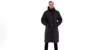 Пальто утепленное Jögel ESSENTIAL Long Padded Jacket черное