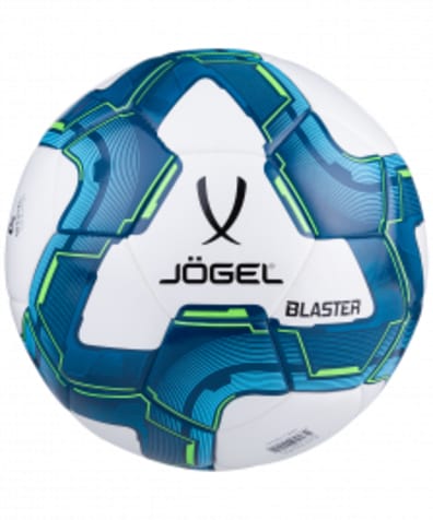Мяч футзальный Blaster №4, белый/синий/голубой оптом. Производитель, официальный поставщик и дистрибьютор футзальных мячей.