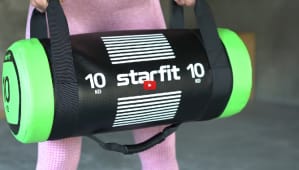 Мешок-утяжелитель STARFIT WT-601 10 кг, черно-зеленый