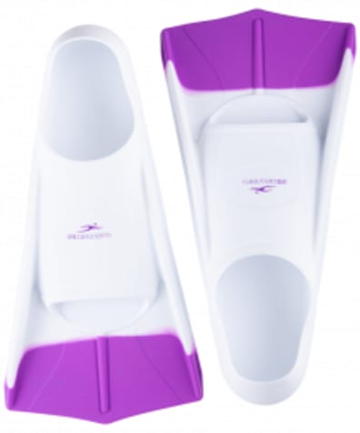 Ласты тренировочные Pooljet White/Purple, L оптом. Производитель, официальный поставщик и дистрибьютор ласт для плавания.