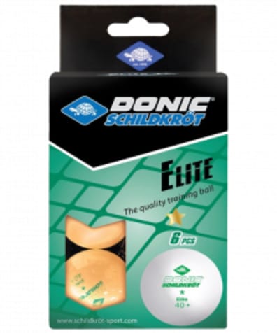 Мяч для настольного тенниса 1* Elite, оранжевый 6 шт. оптом. Производитель, официальный поставщик и дистрибьютор мячей для настольного тенниса.