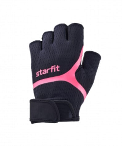 Перчатки для фитнеса WG-103, черный/малиновый оптом. Производитель, официальный поставщик и дистрибьютор перчаток для фитнеса.
