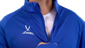 Джемпер тренировочный Jögel CAMP Training Top 1 4 Zip Синий