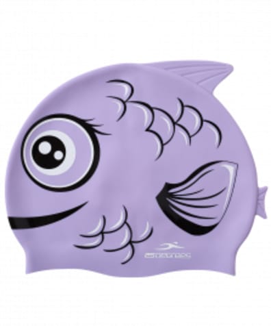 Шапочка для плавания Miso Purple, силикон, детский оптом. Производитель, официальный поставщик и дистрибьютор шапочек для плавания.