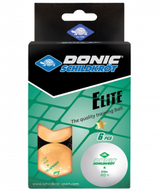 Мяч для настольного тенниса 1* Elite, оранжевый 6 шт. оптом. Производитель, официальный поставщик и дистрибьютор мячей для настольного тенниса.