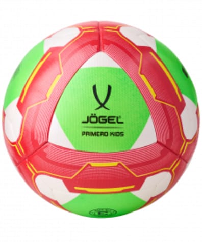 Мяч футбольный Primero Kids №3, белый/красный/зеленый оптом. Производитель, официальный поставщик и дистрибьютор футбольных мячей.