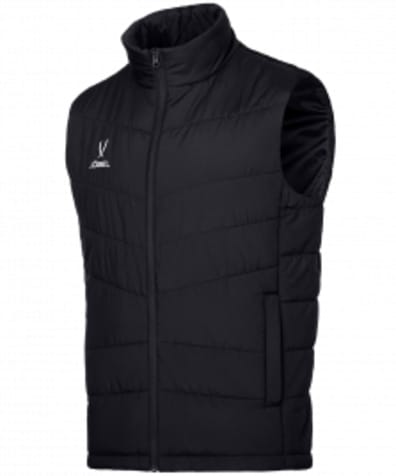Жилет утепленный ESSENTIAL Padded Vest 2.0, черный, детский оптом. Производитель, официальный поставщик и дистрибьютор пальто и утепленных жилетов.