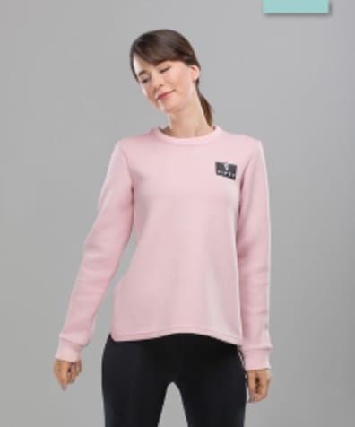 Женский джемпер Cross Doubt FA-WJ-0102-PNK, розовый оптом. Производитель, официальный поставщик и дистрибьютор одежды для фитнеса.