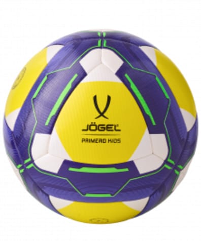 Мяч футбольный Primero Kids №4, белый/фиолетовый/желтый оптом. Производитель, официальный поставщик и дистрибьютор футбольных мячей.