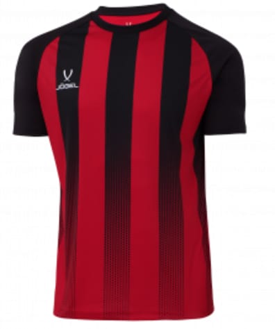 Футболка игровая Camp Striped Jersey, красный/черный, детский оптом. Производитель, официальный поставщик и дистрибьютор футбольной формы.