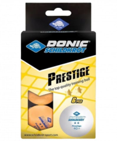 Мяч для настольного тенниса 2* Prestige, оранжевый, 6 шт. оптом. Производитель, официальный поставщик и дистрибьютор мячей для настольного тенниса.