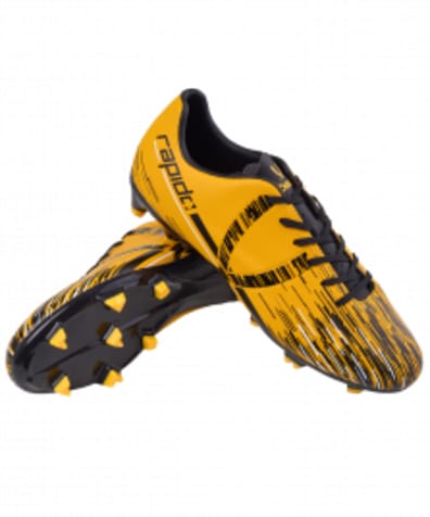 Бутсы футбольные Rapido FG Yellow/black оптом. Производитель, официальный поставщик и дистрибьютор футбольных бутс.